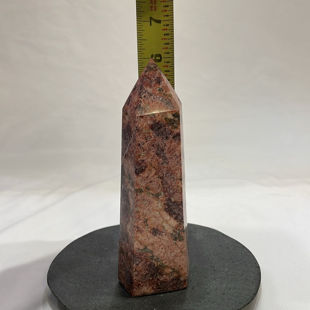 Leopard Skin Jasper Chunky Tower ~6 in tall Crystal Stone Gem‎ Healing Energy